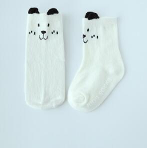 Baby Socks Infant Socks for boy/Girls Newborns Socks for Princess Xmas Birthday for Baby calcetines Ankle Sock 3D: white / 0 to 24m