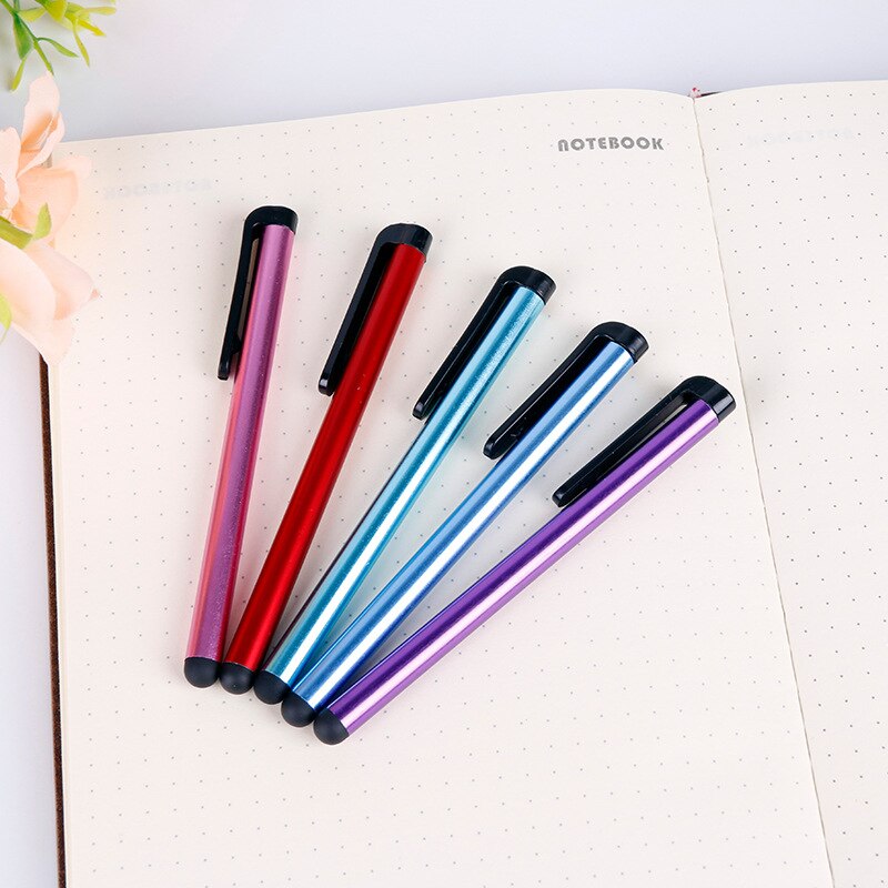10 Stks/partij Capacitieve Touchscreen Stylus Pen Voor Iphone Ipad Touch Pak Voor Smart Telefoon Tablet Metalen Stylus Potlood