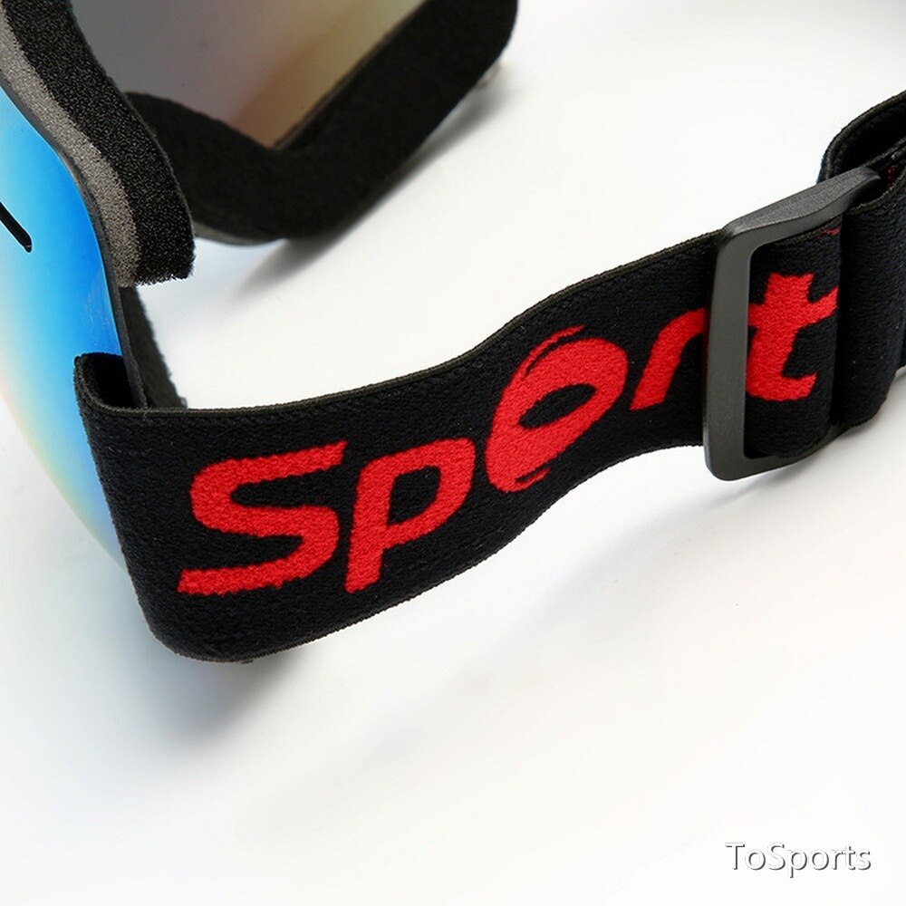 Skibrillen sneeuwbrillen voor mannen en vrouwen volwassen bergbeklimmen anti-condens en zandbestendig buitensport grote bolvormige glazen