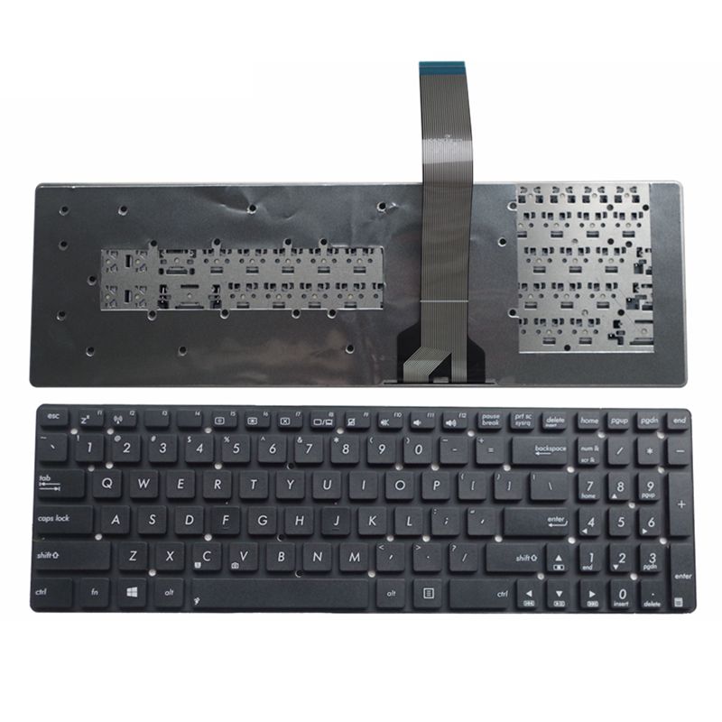 Yaluzu til asus  k55a k55vd k55vj k55vm k55vs a55v a55xi a55de a55dr r700v a55vm a55vd a55vj us engelsk laptop tastatur