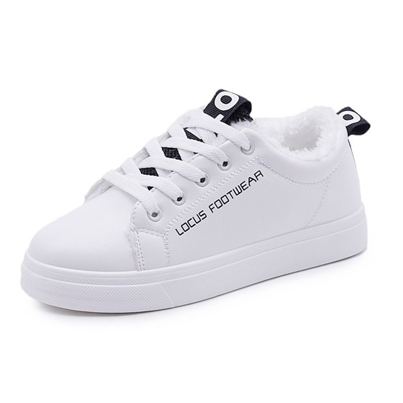Witte split leren dames dikke sneakers witte schoenen met vetersluiting tennisschoenen voor dames platform dames casual schoenen: 01 / 37