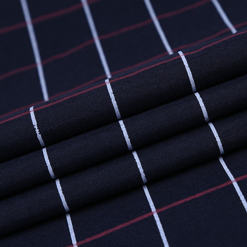 Miesten kesäinen lyhythihainen modaalisekoite gingham paita korkea rento standard-fit napit ruudullinen ruudullinen paidat