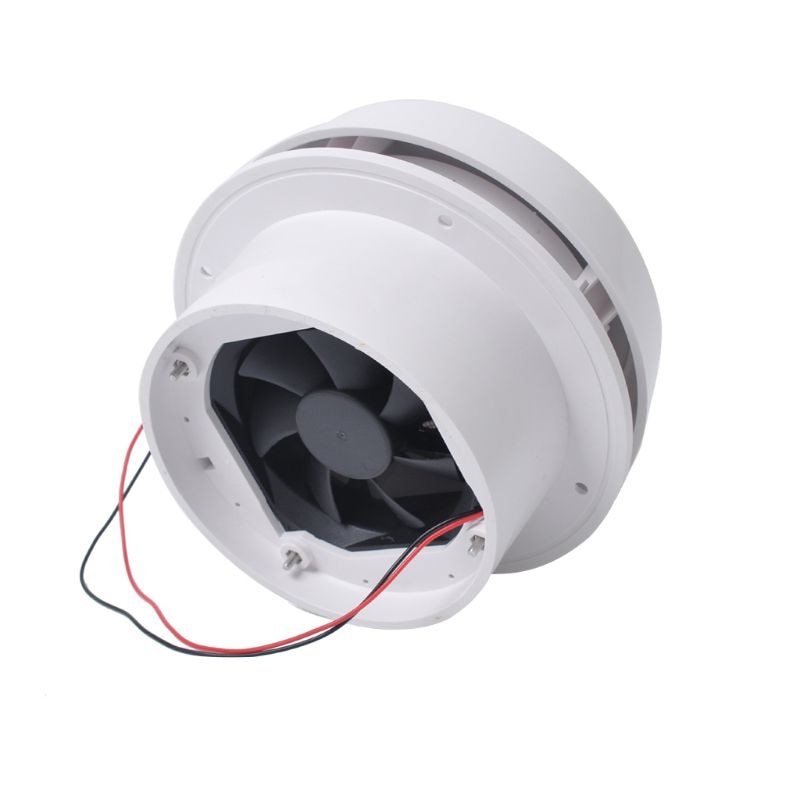 Tilhenger tak luftventilasjon rund ventil for rv campingvogn mini ventilator med lav støy og sterk vind 12v