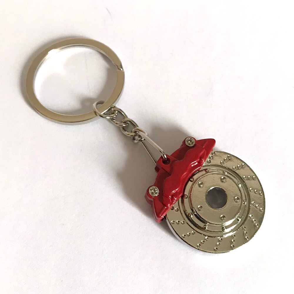Llaveros de llanta negra para coche, llaveros Turbo Nos, llavero de metal con freno, rueda de discos, llavero concentrador, accesorios para coche: 4