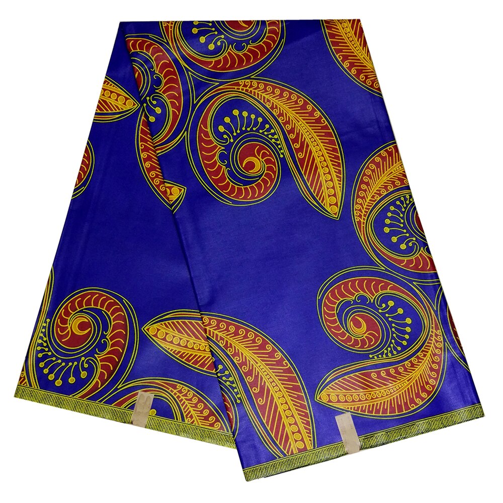 African Wax Print Fabric Wax real Cotton Fabric Ankara Batik Breathable tissu wax Fabric: Default Title