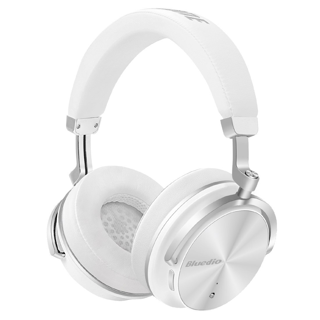 Originele Bluedio T4 Bluetooth Hoofdtelefoon Active Noise Cancelling Stereo Sound Draadloze Headset Met Microfoon Voor Telefoon & Muziek: White retail box