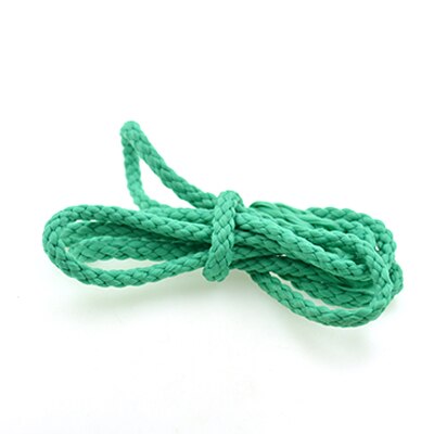 Corde en fibre de polyester, haute résistance, 4mm, 30 couleurs, pour bricolage, fait à la main, accessoires pour la maison, projets artisanaux,: green 204