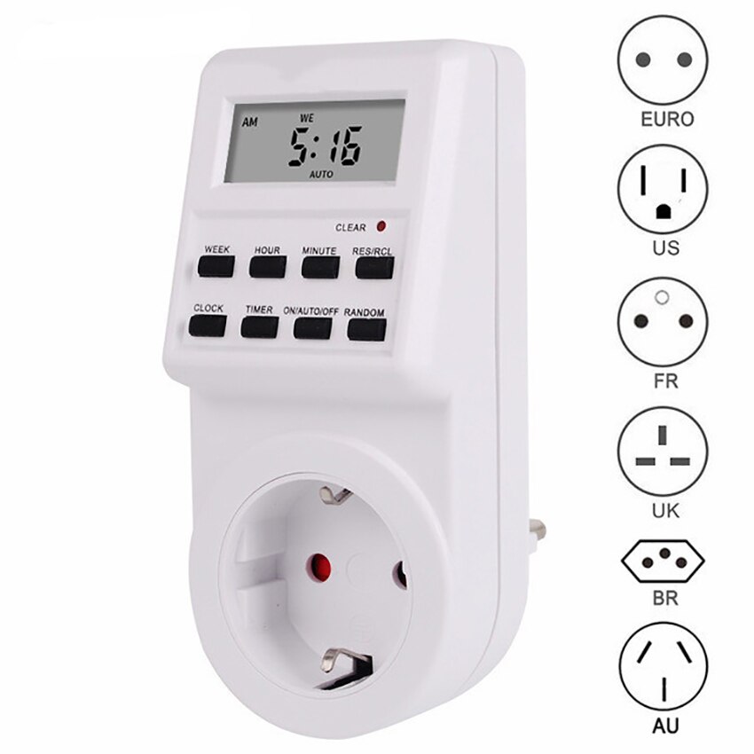 Outlet Timer, Digitale Countdown Plug-In Timer Out... – Vicedeal