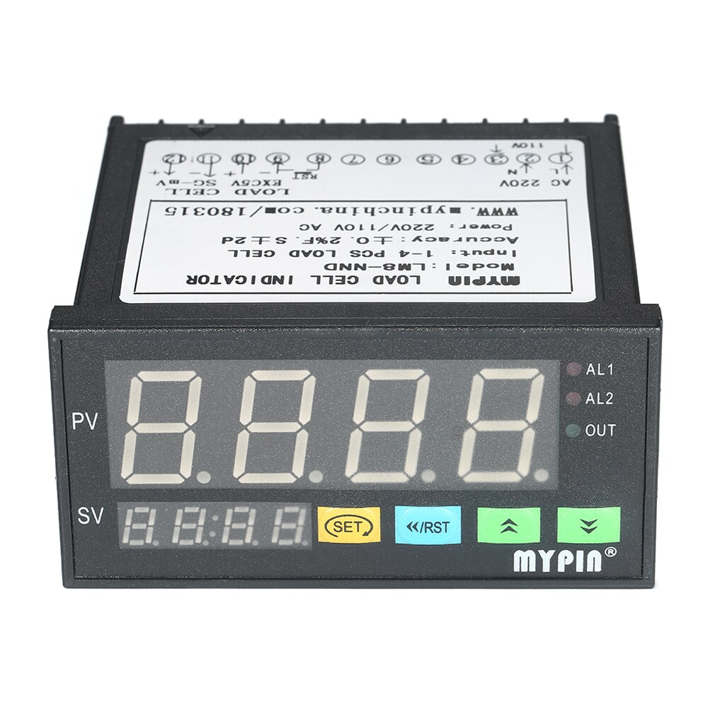 Digital LM8-NND LED Display Weighing Meter Load-cells Indicator 1~4 Load Cells Signals Input Weighing Meter