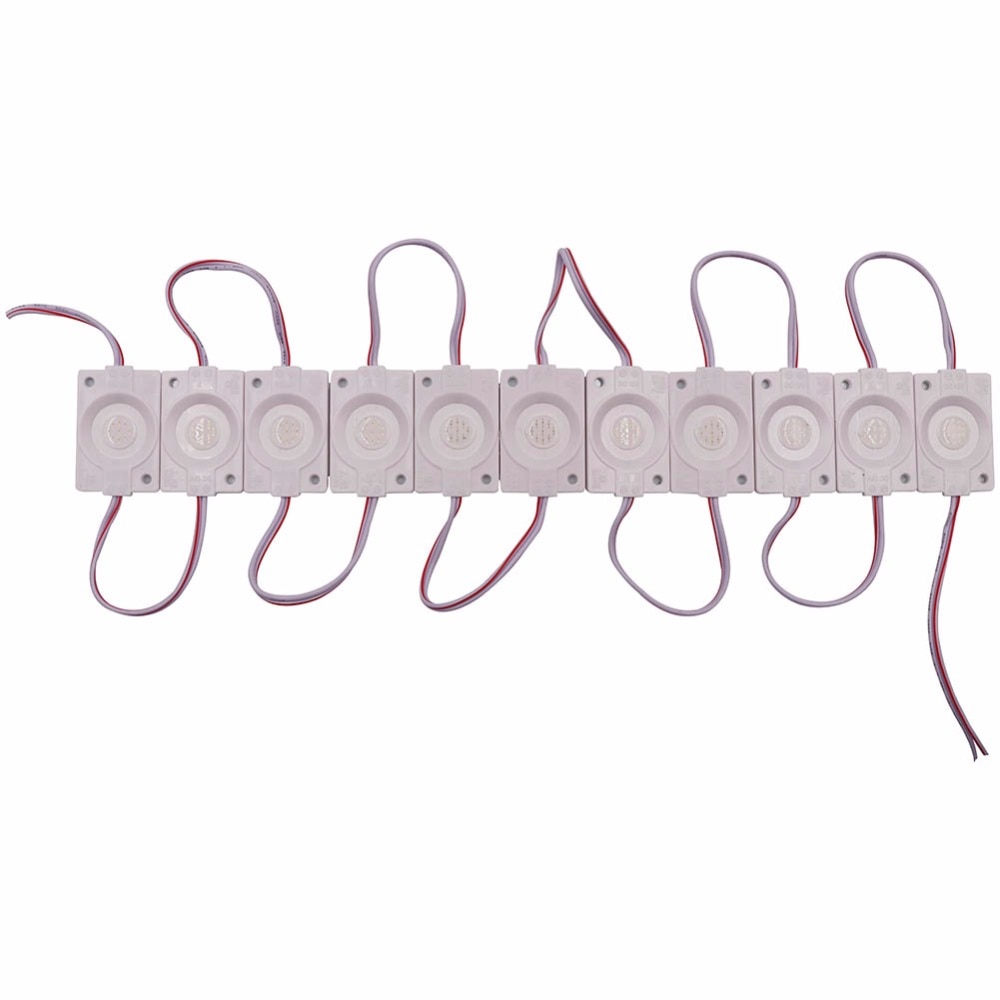 1Pc 2.4W Ultra Bright COB LED Module light Pure/Warm White Strip Light Lamp Bead Chip diy DC 12V lighting Waterproof