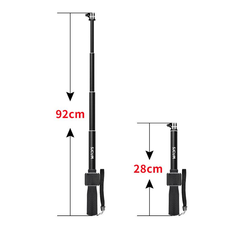 SJCAM-palo Selfie con Control remoto, monopié de aluminio para SJCAM C300 SJ6 SJ7 Star SJ8PRO SJ8PLUS SJ10 pro SJ10X C200, cámara de acción