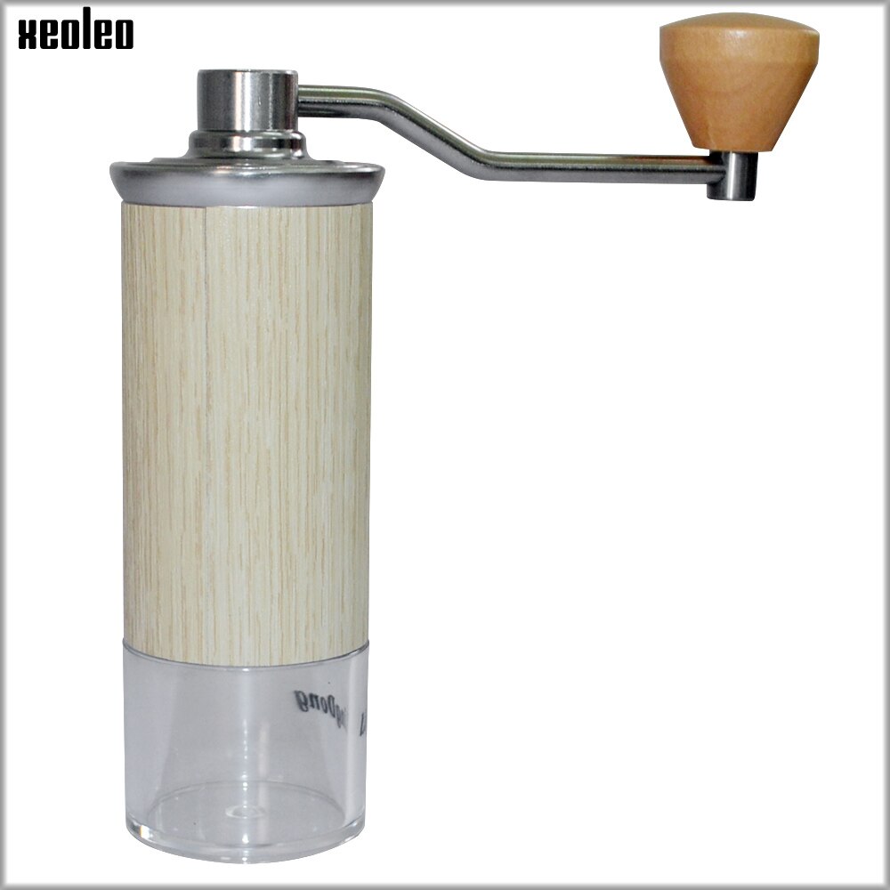 Xeoleo Aluminium Handkoffiemolen Conische Burr Grinder Voor Espresso