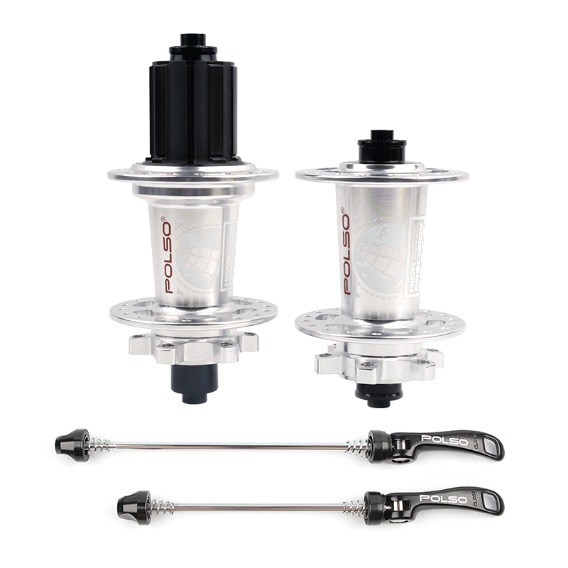 POLSO MTB Hub QR 32H 36H 7 Bearings 120 Clicks 100x15mm 142x12mm Boost 8 9 10 11 12 Speeds Disc Brake Bicycle Hubs: VIOLET/紫罗兰