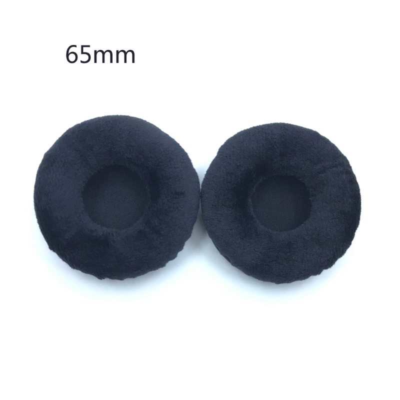 Almohadillas para auriculares, orejeras terciopelo piezas reparación auriculares 60mm-110mm: Gris oscuro