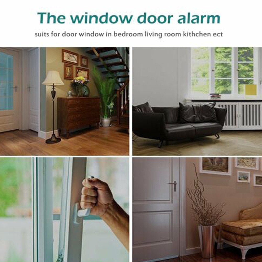 Burglar Security Entry Alarm Wireless Window Door System Magnetic Sensor Home And Office Doors/Windows Burglar Detector