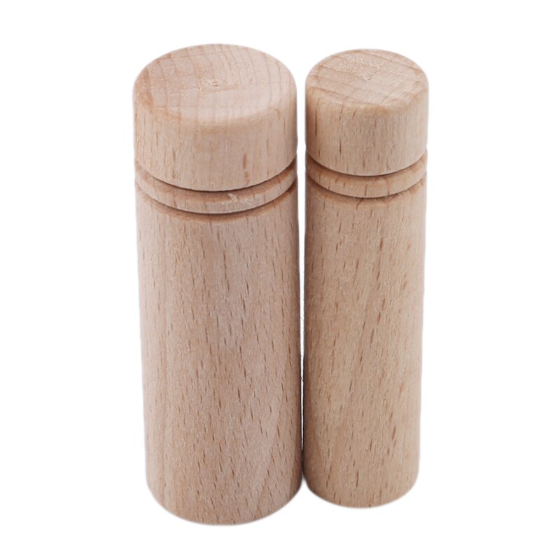 Bricolage couture à la main outil aiguilles stockage en bois Tube aiguille à tricoter cylindre accessoires support de stockage maison