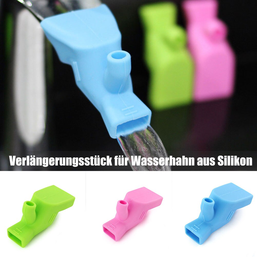Silicone Water Faucet Tap Sink Extender for Kids Bathroom Hand Washing TP899