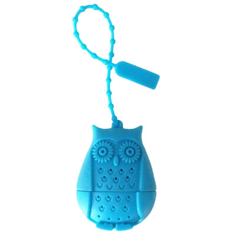 Infuseur à Thé Hibou Bleu En Inox - Accessoire Original Pour Boire Le Thé