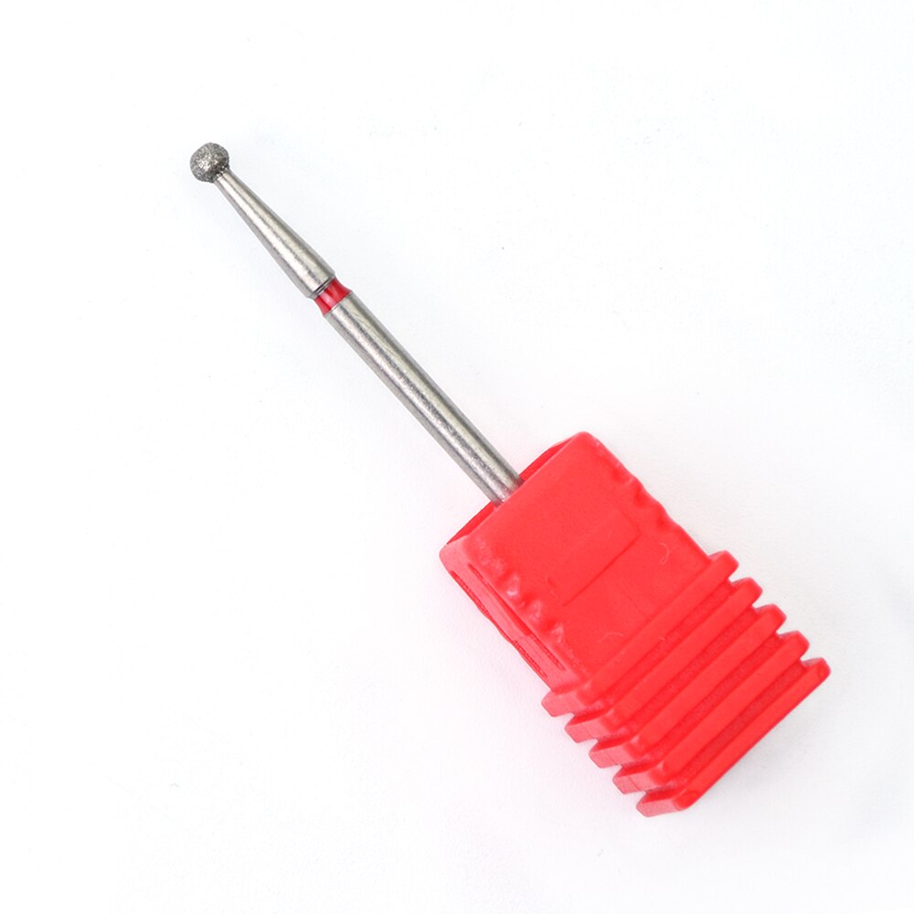 1pcs Nagel Boren Diamant Bal Hoofd Cuticle Cutter voor Manicure Nail Care Pro Elektrische Rotary Burr Molen Machine gereedschap BE23-30