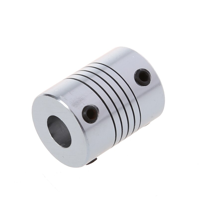 Moteur pas à pas coupleur d'accouplement d'arbre Flexible 6.35x8mm coupleur d'arbre de lumière de blocage la flexible permet de compenser