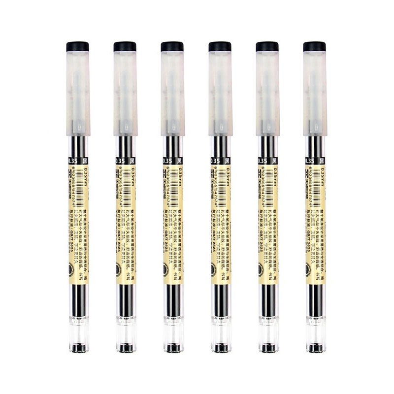 Gel Stifte 0,35mm verrotten/Schwarz/Blau Tinte einstellen Minen Stange Gel Stift Für Griff Marker Schule Büro schreibwaren Schüler Schreibwaren: Lila