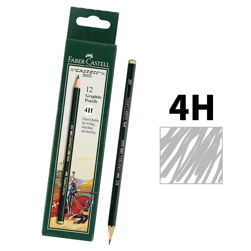 12/16Pcs Wood Sketch Pencil 6H-8B Art Graphite Pencils for Writing Charcoal Pencil Artists Drawing Set: 12 pieces 4H