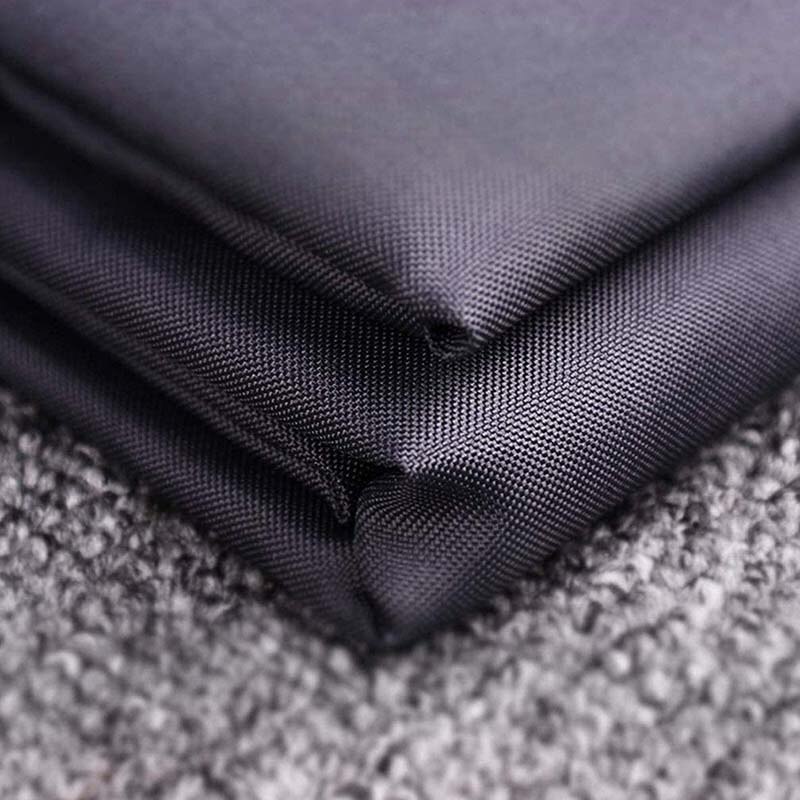 Cour rectangulaire carré Ultraviolet Oxford tissu extérieur jardin noir 3X