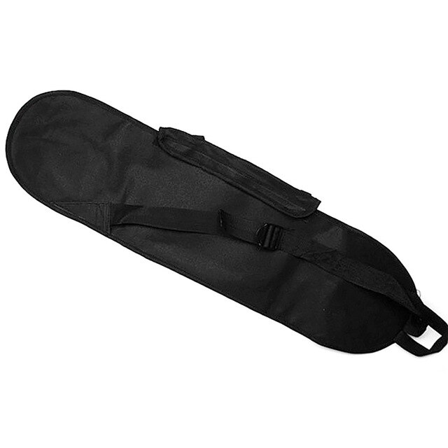 81x21cm Skateboard Shoulder Carrier Adjustable Strap With A Mesh Pouch Portable Skateboard Carry Bag: Default Title