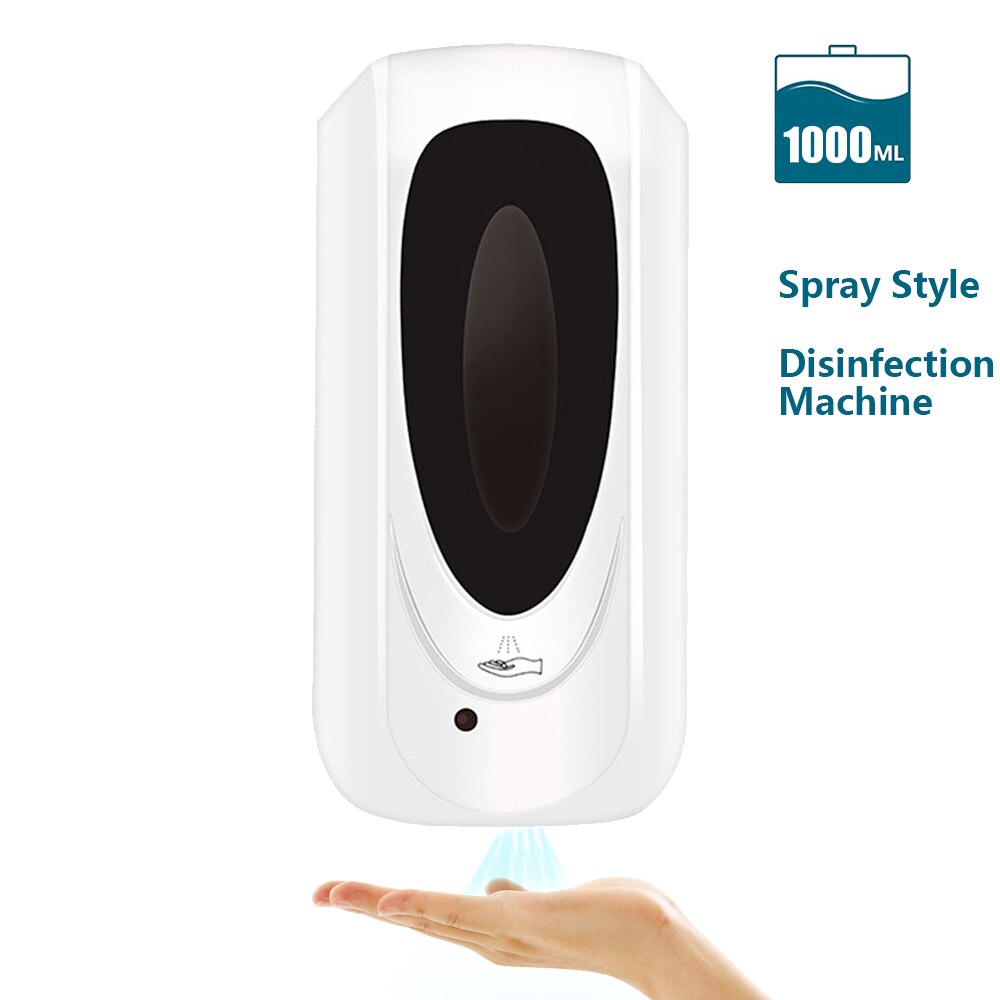 Automatisk tvål dispenser handfri tvål desinfektion maskin väggmonterad tvål dispenser dimma spray hand desinfektion 1l