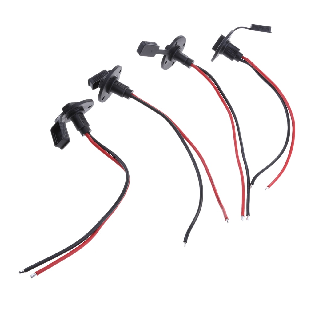 4x 16AWG SAE Power Automotive Connector Adapter Cable Waterproof