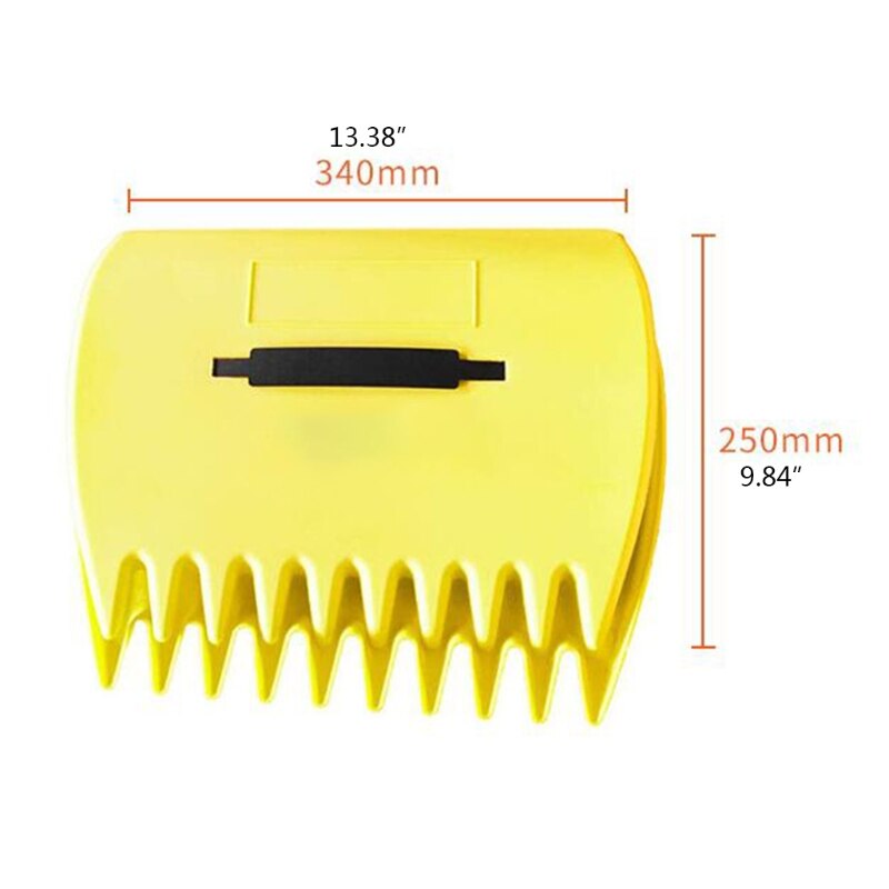 Garden Yard Leaf Scoops Leaf Collector Grabs Grass Grabbers Leaves Pick Up Hand Rakes for Garden Leaf Rubbish