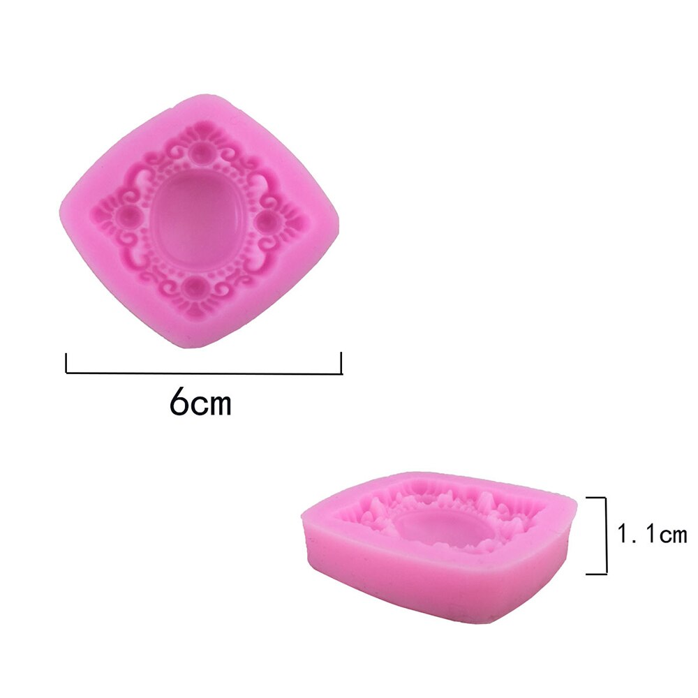 KANNERT 3D Siliconen Mal Vintage Broche Fondant Cake Decorating Gereedschap Cookie Chocolate