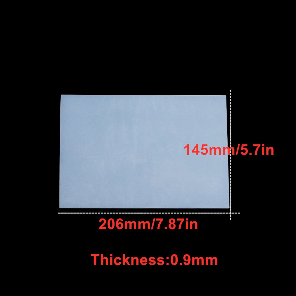 1pcs Transparent Silicone Pad Clear Mat Resin Pad High Temperature Resistance Sticky Plate For UV Epoxy Resin Crafts Making Tool: Silicone Mat