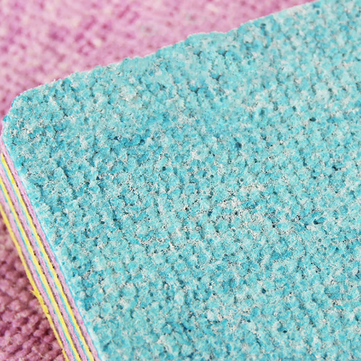 Regenbogen Farbe Faser tränen baren Lappen nützliche Dinge für Küchen utensilien Stoff Waren Geschirr tuch Scheuer schwamm Handtücher Haushalts reinigung