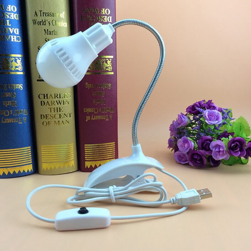 Led Desk Lamps Flexible USB Clipper Clip Eye Protection Reading Light Bedside Table Lamp Student Bed Reading Book Light