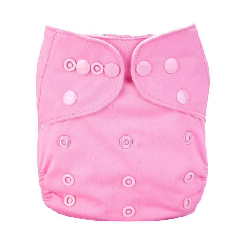 Pañales de bebé lavables reutilizables, pañal para bebés de tela impermeable para recién nacidos, pañal de bebé con bolsillo, cubierta de pañal sólida para recién nacidos: 03