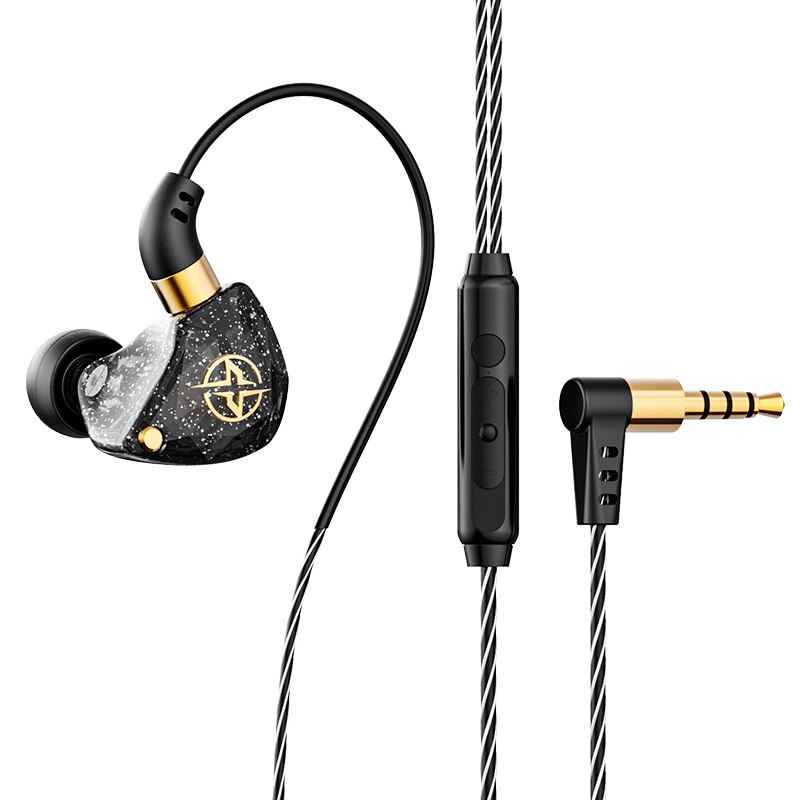 X2 Pro 3,5 mm odłączane słuchawki przewodowe podwójne dynamiczne słuchawki HiFi zestaw słuchawkowy z basem Stereo muzyk Monitor słuchawki douszne sport bieganie