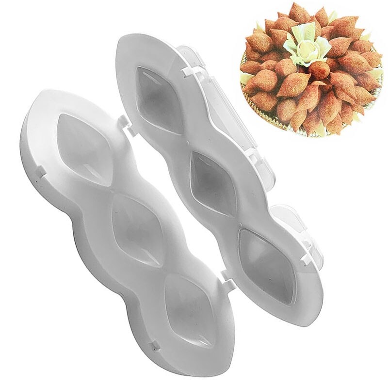 Kibbeh-Molde de prensa para hacer albóndigas, utensilio de cocina para hacer pan, carne picada, procesador, pastel, postres, tartas