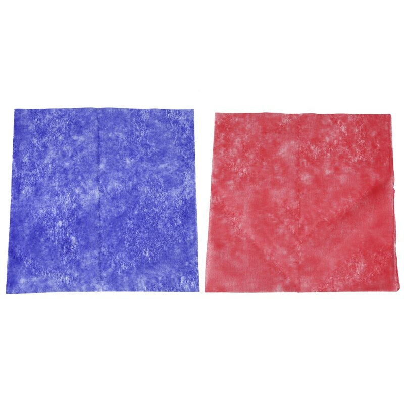 2 Packs (Inclusief 38-43 Vellen) 50X50Cm Tissue Paper Party Wikkelen, 1 Pack Royal Blue & 1 Pack Rode