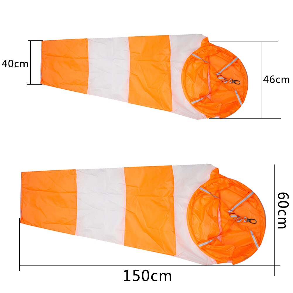 Garden Red And White Luminous Waterproof Wind Vane Wind Vane Windproof Fluorescent Reflective Windsock Weathervane
