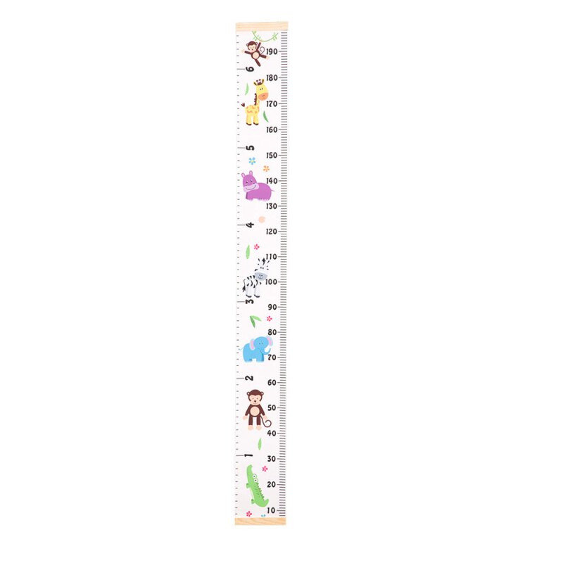 Props Wooden Wall Hanging Baby Height Measure Ruler Wall Sticker Decorative Child Kids Growth Chart for Bedroom Home Decoration: F