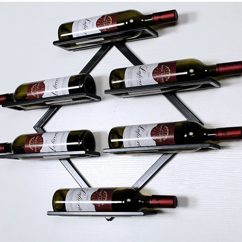 Sollbry Portabottiglie Da Parete Dijon, Set Da 2, Per Conservare Il Vino A Parete E Sottopensile Per Organizzare E Conservare La Cucina 3 Bottiglie Di Vino Acciaio Nero 38 X 15 Cm 84653405