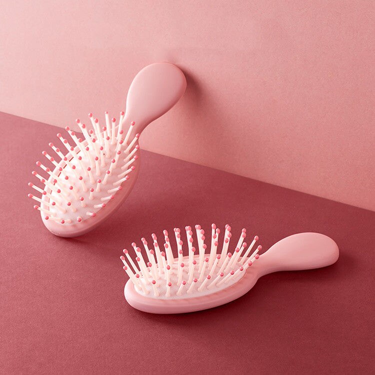 Freeship Mini Air Cushion Comb Travel Curly Hair Comb Home Air Cushion Massage Comb Home Men and Women Style Hair Rolling Comb