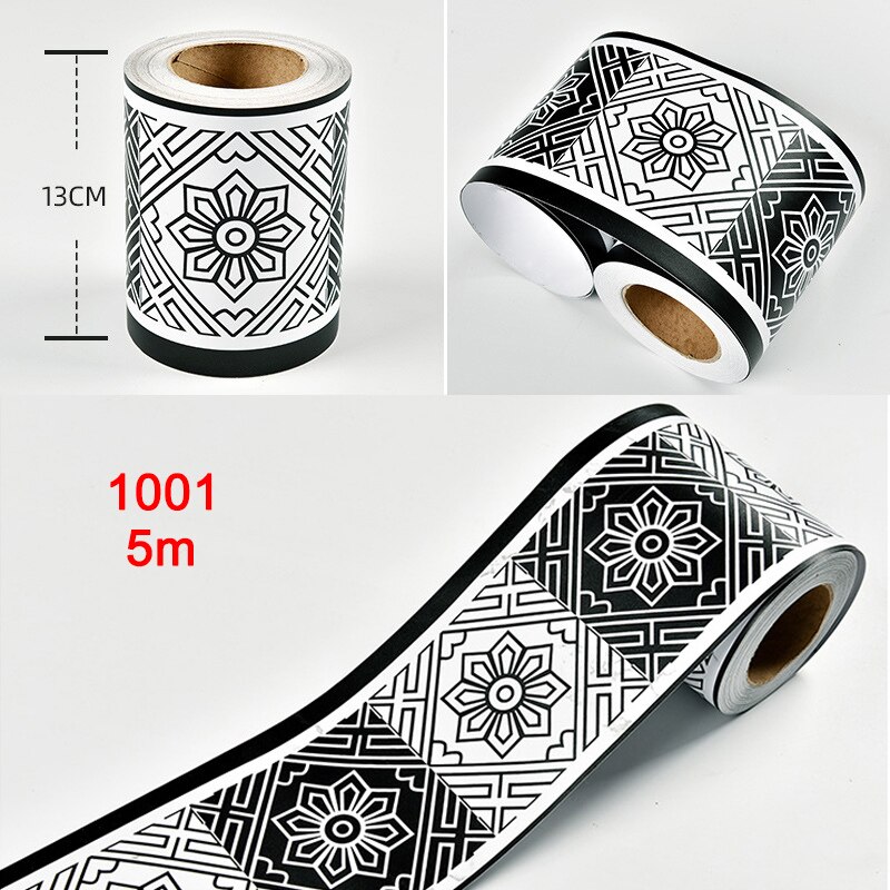 Spiegel Muurstickers Diy 3D Pvc Zelfklevende Grens Plint Plafond Stickers Muurschildering Waterdicht Ve: 5m