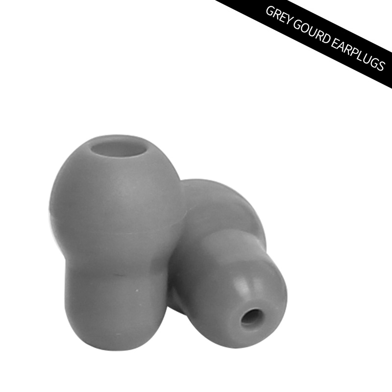 Anillo de fijación de diafragma, accesorios de estetoscopio, silicona, calabaza roscada, tapones suaves para los oídos, , Carent: Grey gourd