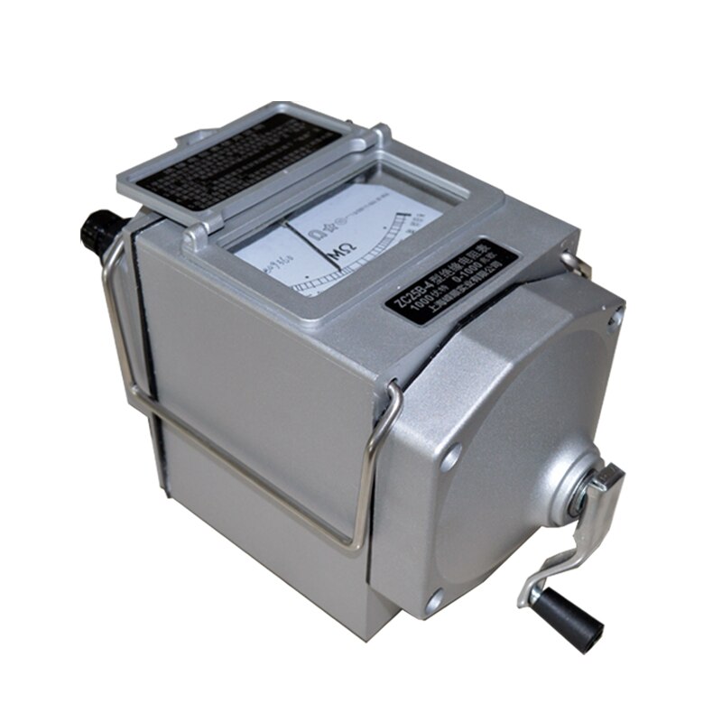 Megohmmeter 1000v Insulation Resistance Tester Electrical Resistance Meter Instrument Equipment Zc25-4