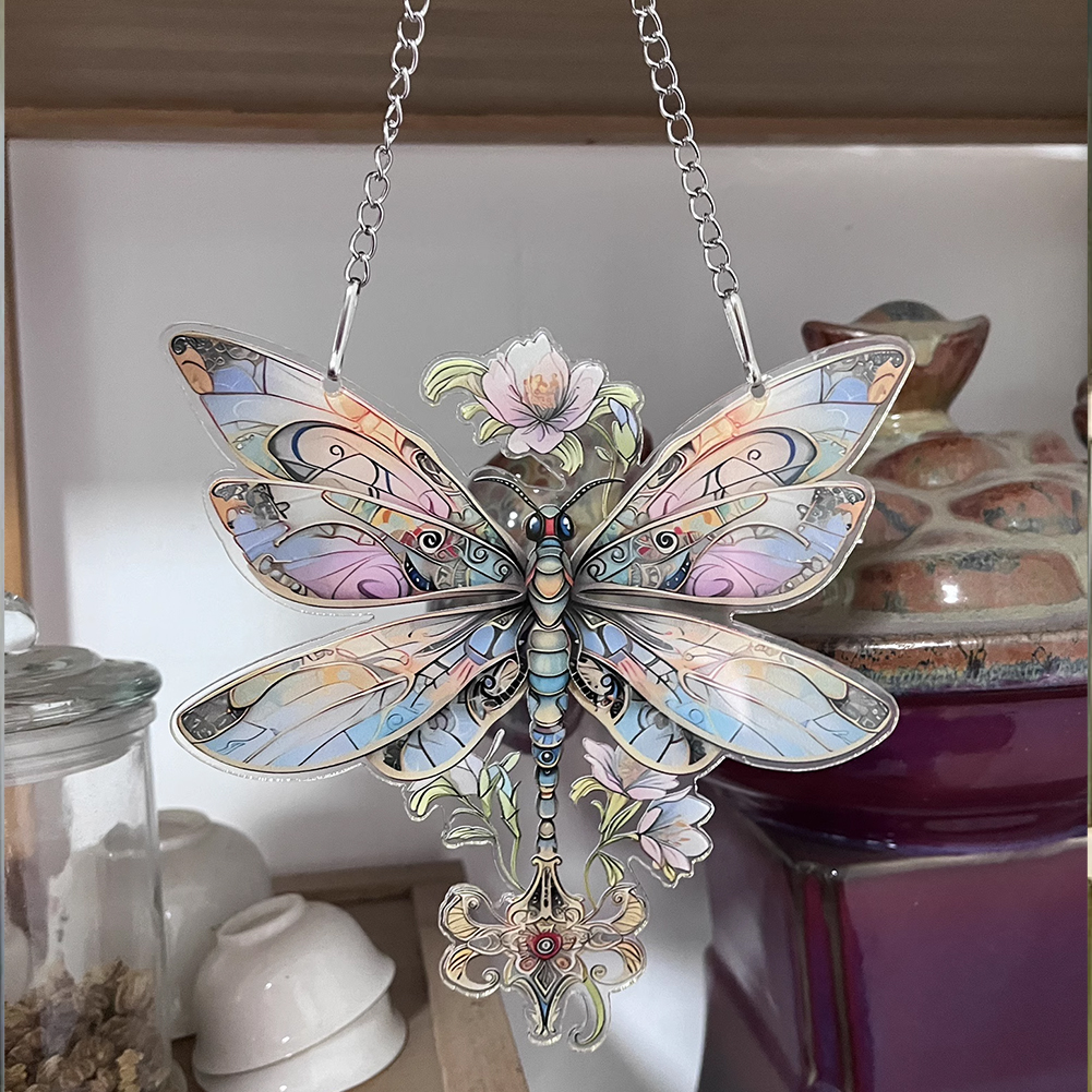 Vindusdekorasjon ornament akryl hengende anheng solfanger vindusanheng til innendørs utendørs