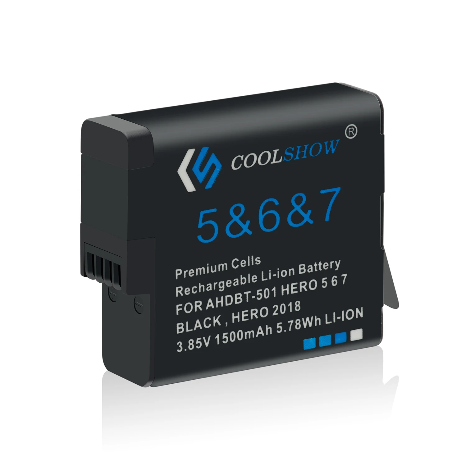 Batería de 1500mah para Gopro Hero 5, cargador de batería negro para Gopro Hero 7/6/5 baterías de Cámara de Acción Accesorios de Cámara: RED