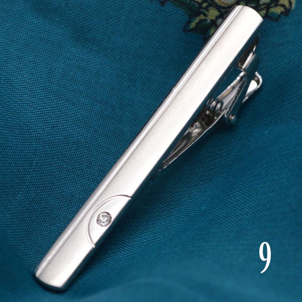 Tie Clips Mannen Metalen Stropdas Bar Jurk Shirts Tie Pin Huwelijksceremonie Metalen Gouden Stropdas Clip Man Business tie Pin Accessoires: B9