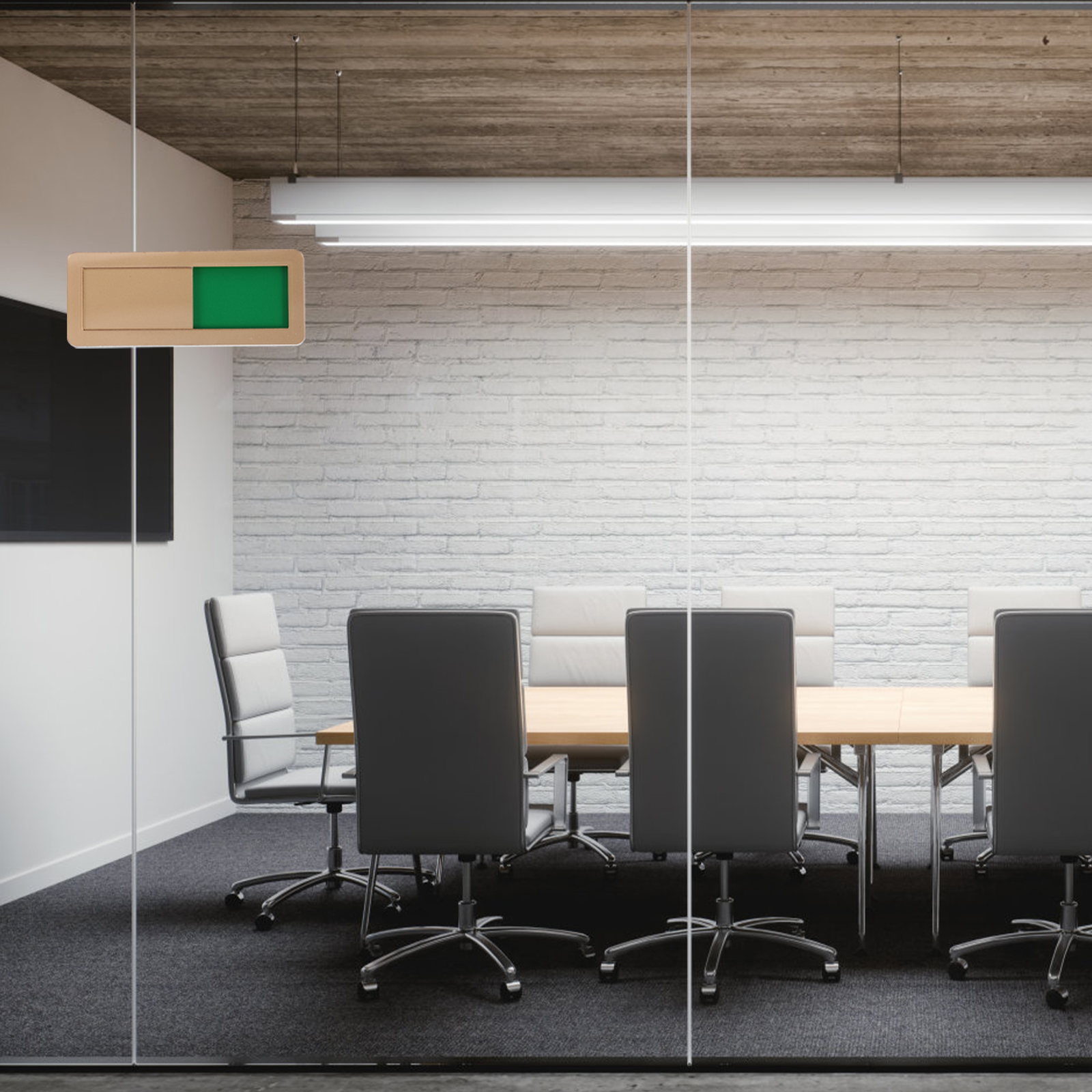 Acrylic Privacy Sign For Conference Room Meeting Room Door Sign Slide Red Green Office Signs Plaques Home Decor